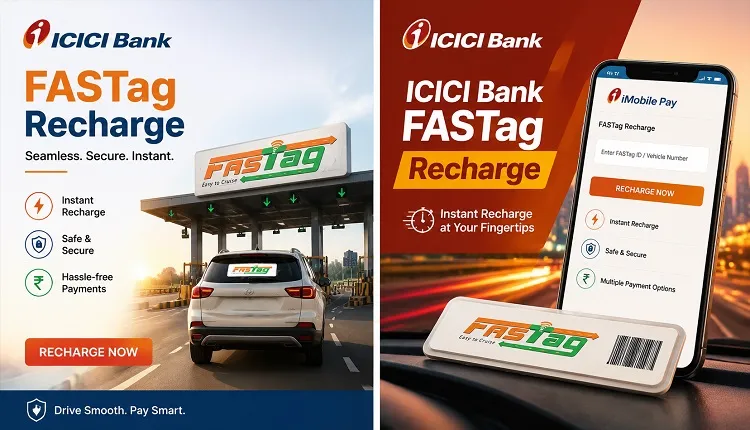 ICICI Bank FASTag recharge