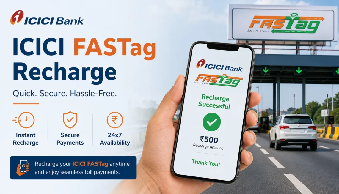 icici fastag recharge