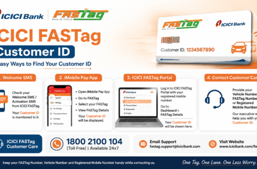 icici fastag customer id